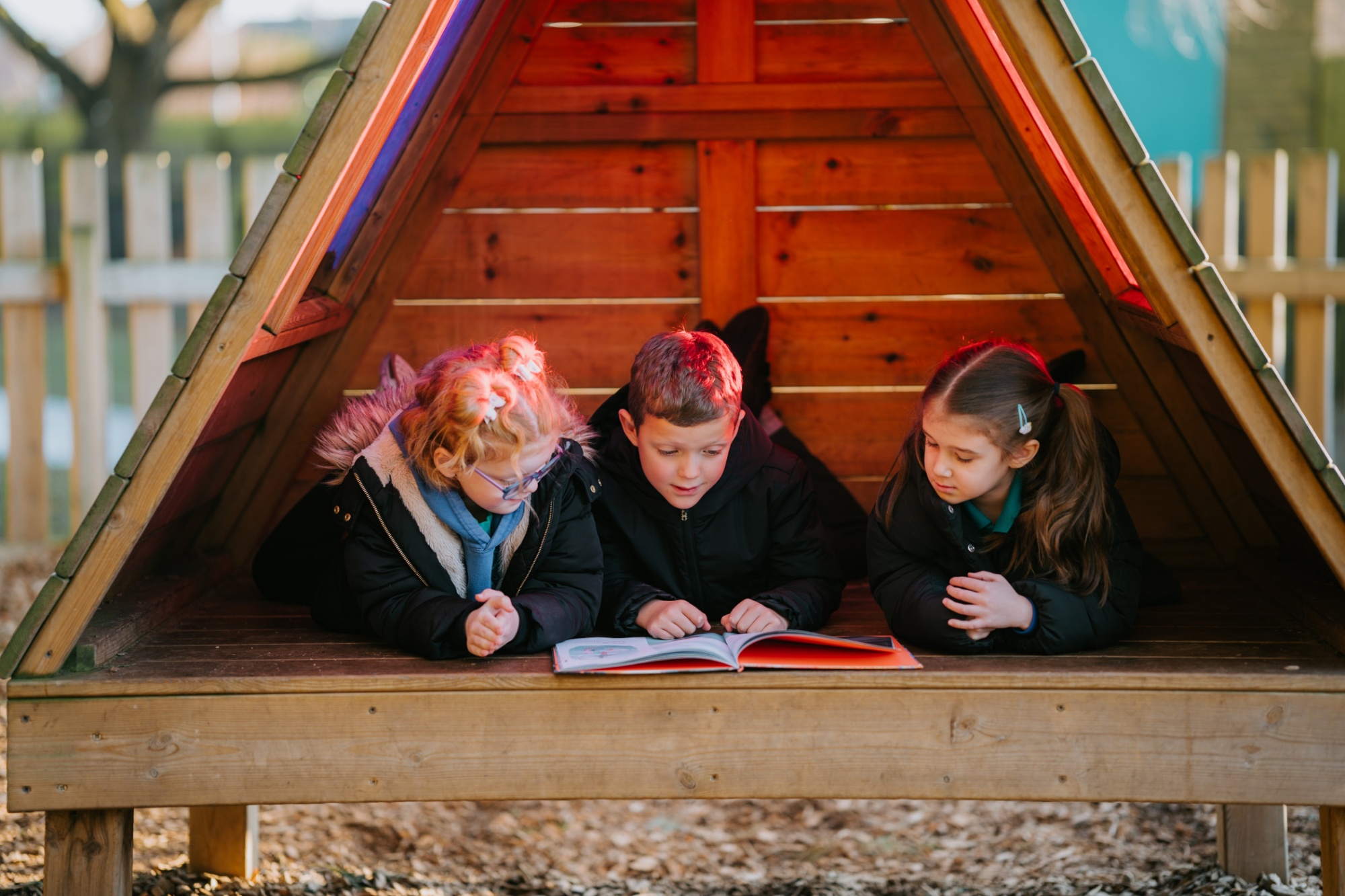 Students engaging in learning